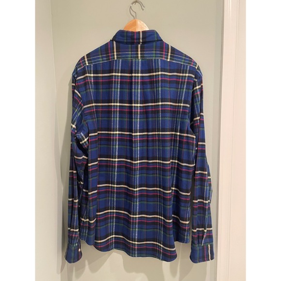 Ralph Lauren Custom‎ Fit Flannel Shirt Men XL Classic Button Down - Picture 3 of 6